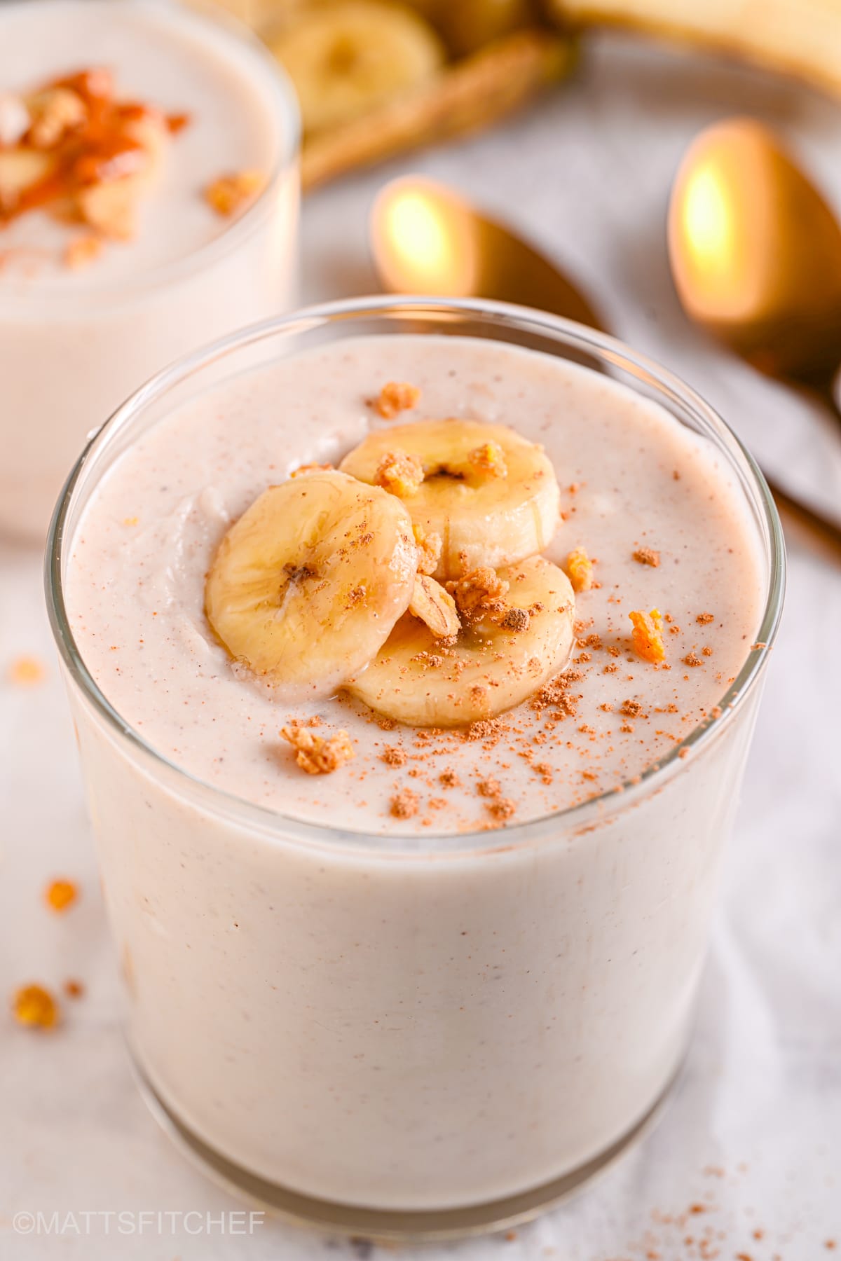 Easy High Protein Peanut Butter Banana Smoothie Recipe
